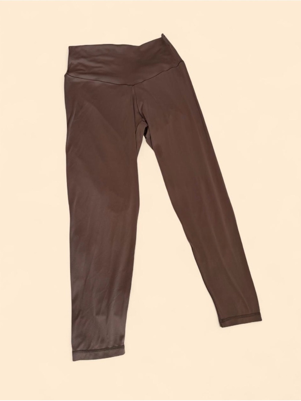 aerie Offline Real Me 7/8 Hi-Rise Leggings in Size L - Chocolate Brown Yoga Pant